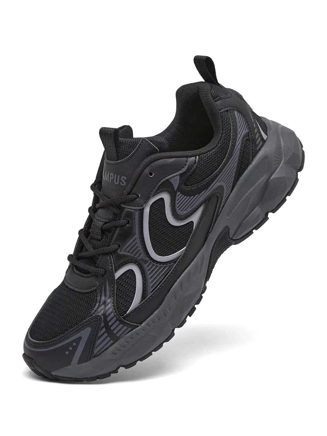 ROVERO Black Men's Sneakers - Image 3