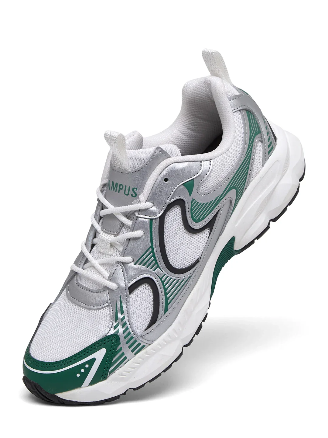 ROVERO White Men's Sneakers - Image 3