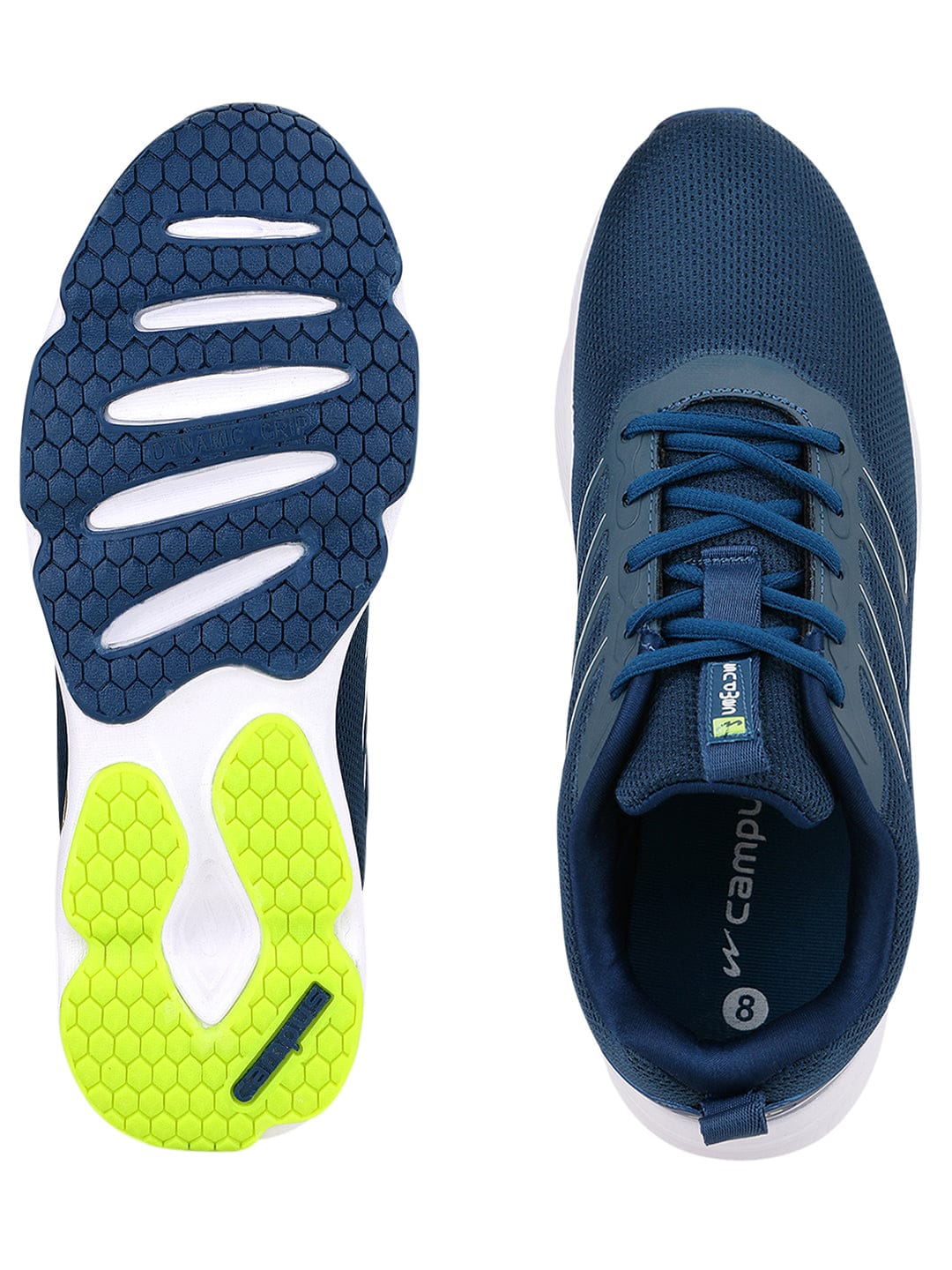 RUMBLE Blue Men's Running Shoes - Image 4