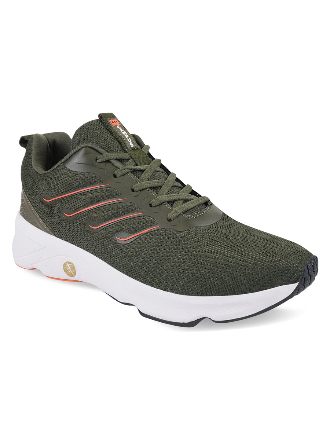 RUMBLE Green Men's Running Shoes - Image 2