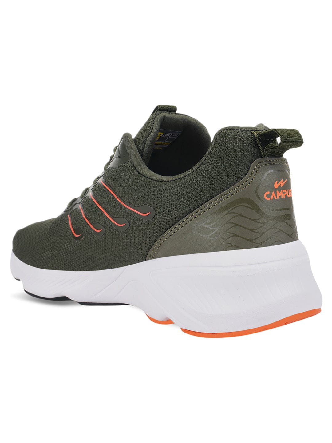 RUMBLE Green Men's Running Shoes - Image 3