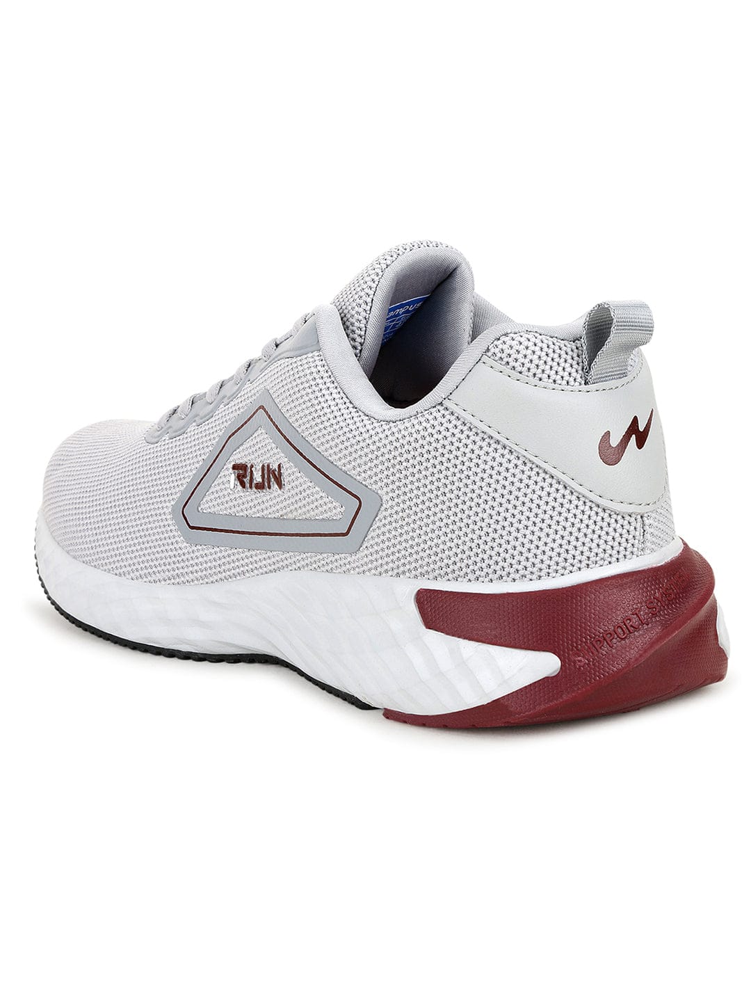 RUN Grey Men's Running Shoes - Image 3
