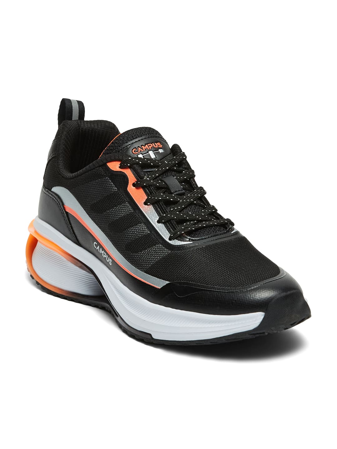 RUSTIK Black Men's Running Shoes - Image 3