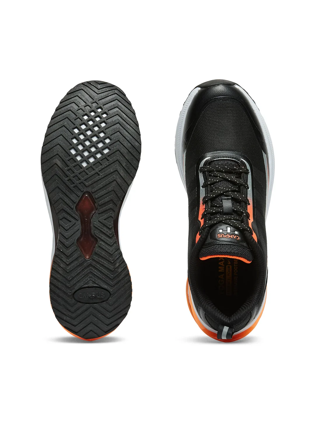 RUSTIK Black Men's Running Shoes - Image 5