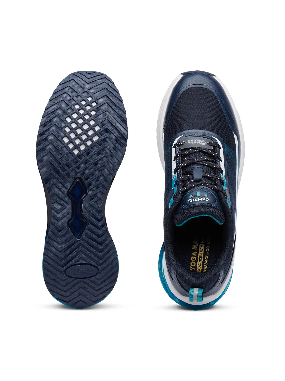 RUSTIK Navy Men's Running Shoes - Image 5