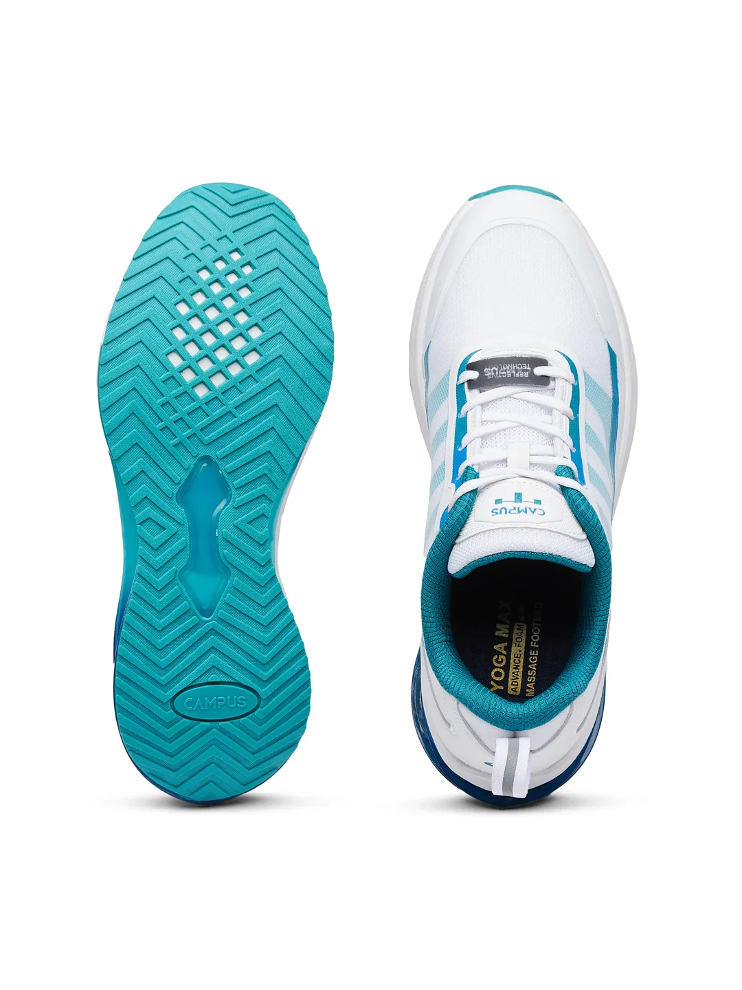 RUSTIK White Men's Running Shoes - Image 5