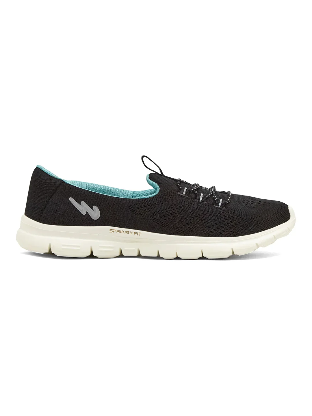 SAFFRON Black Women's Walking Shoes - Image 2