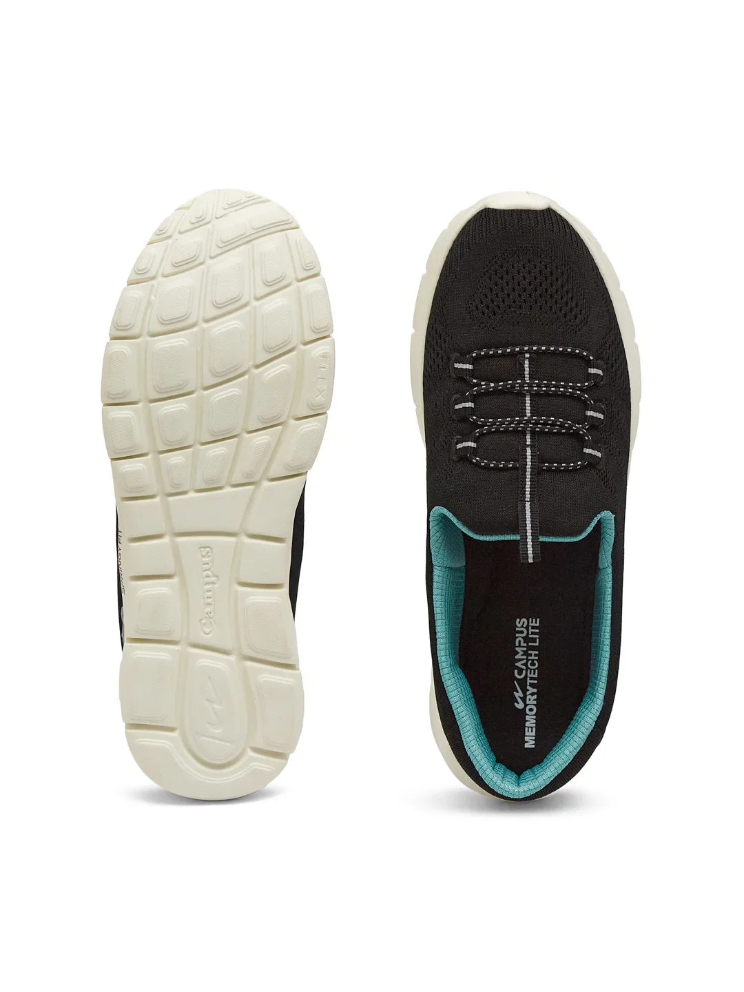 SAFFRON Black Women's Walking Shoes - Image 5
