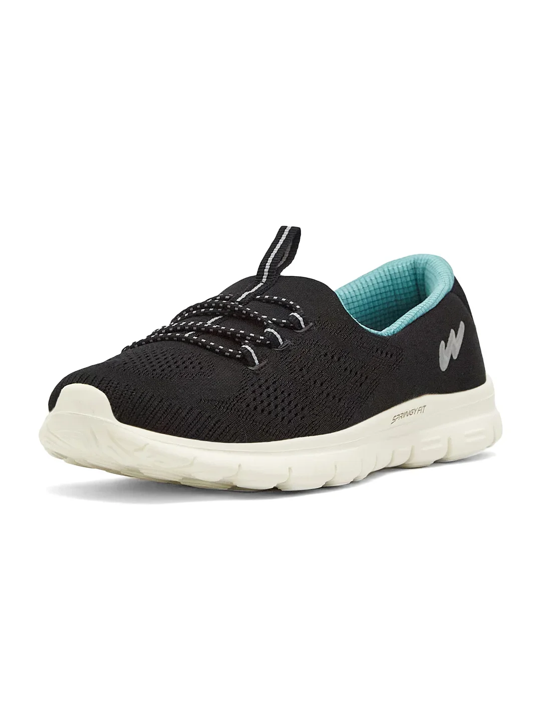 SAFFRON Black Women's Walking Shoes - Image 6