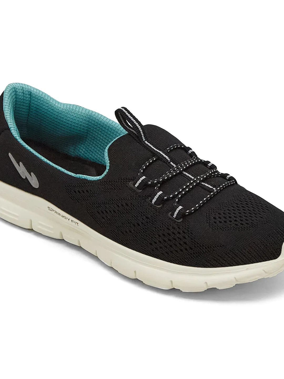 SAFFRON Black Women's Walking Shoes - Image 7