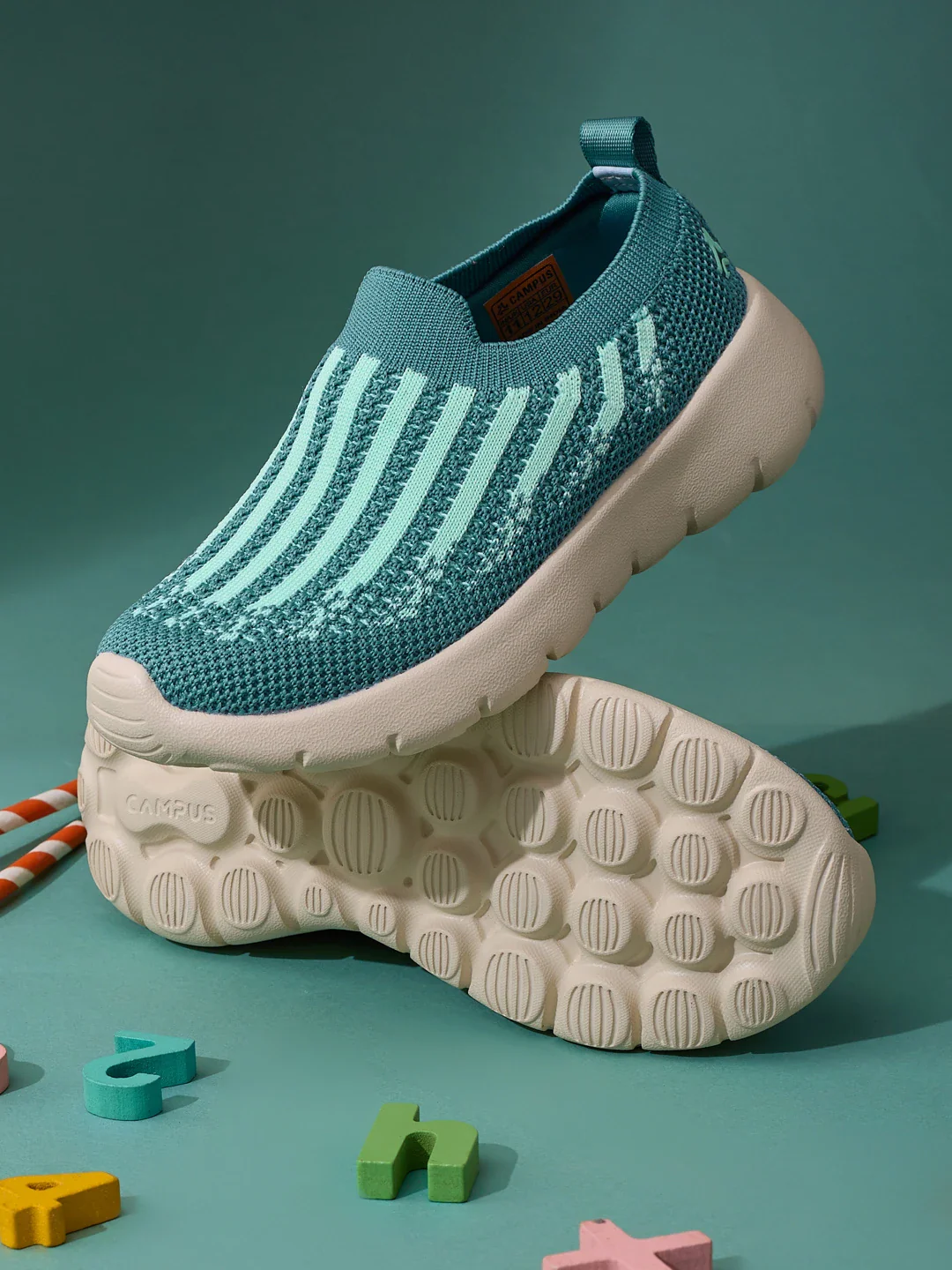 SAGE K Blue Kids Walking Shoes