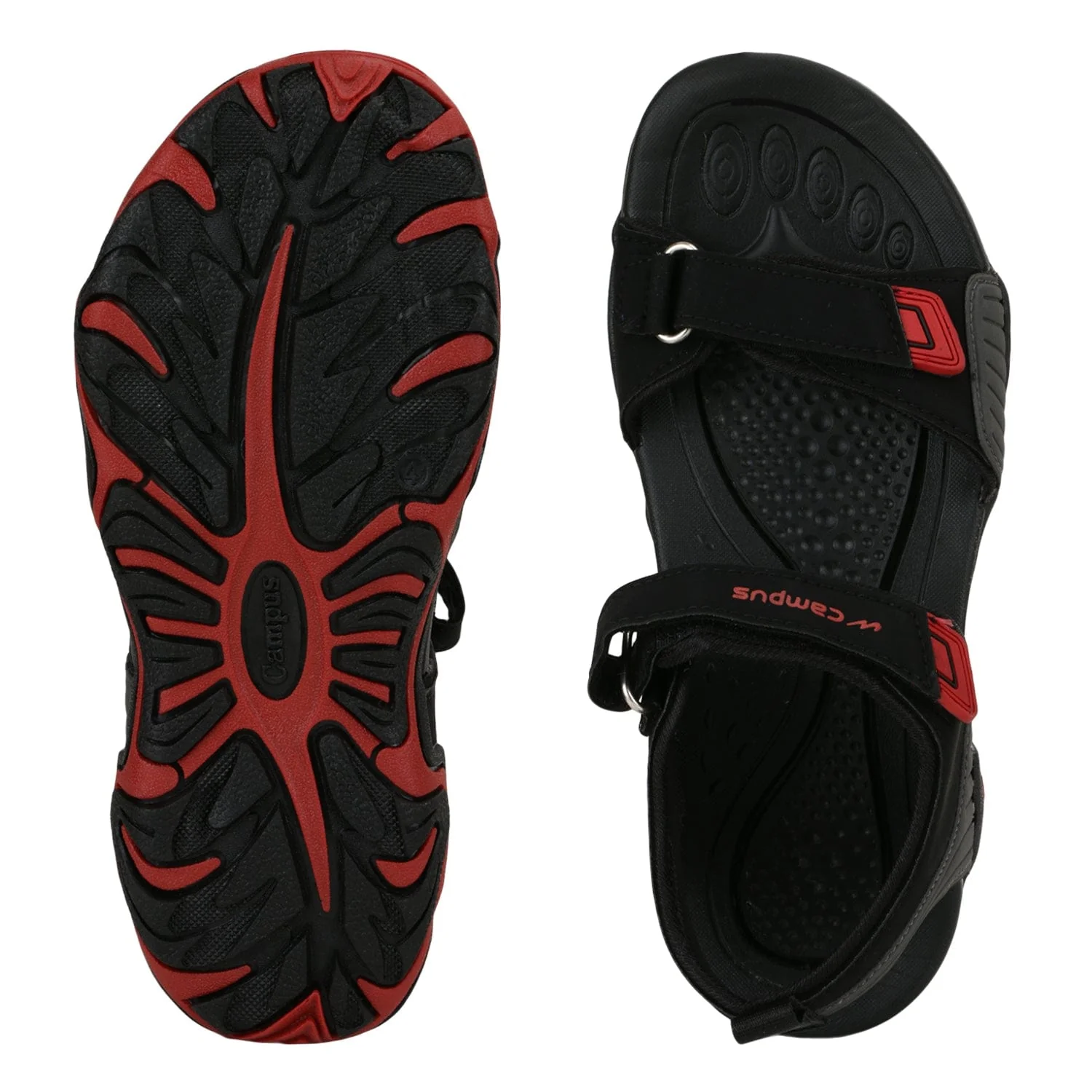 SD-050 Black Men's Sandals - Image 4