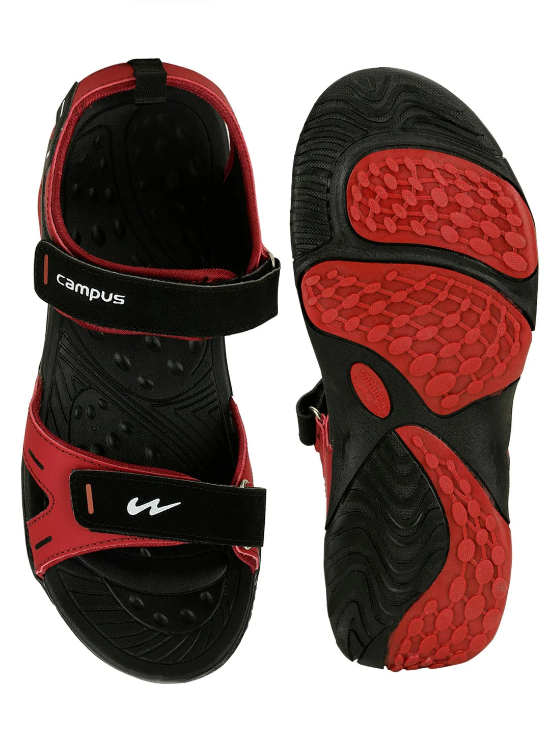 SD-053 Red Men's Sandals - Image 3