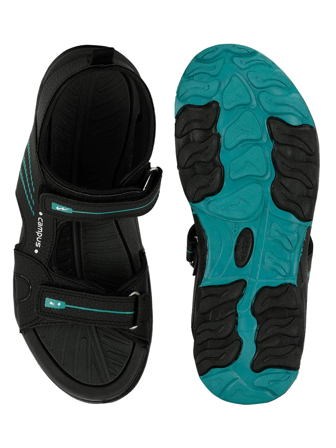 SD-055 Black Men's Sports Sandals - Image 4