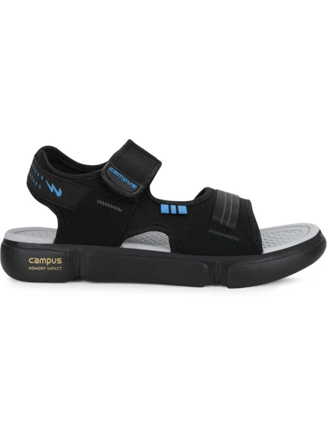 SD-057 Black Men's Sandals