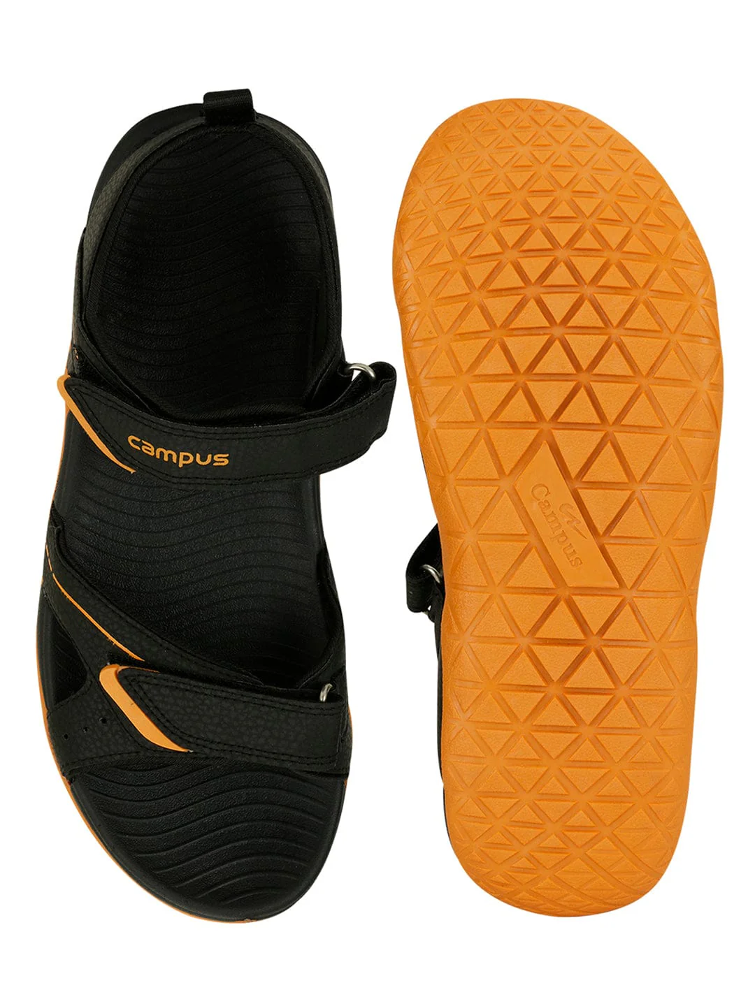 SD-067 Black Men's Sandals - Image 4