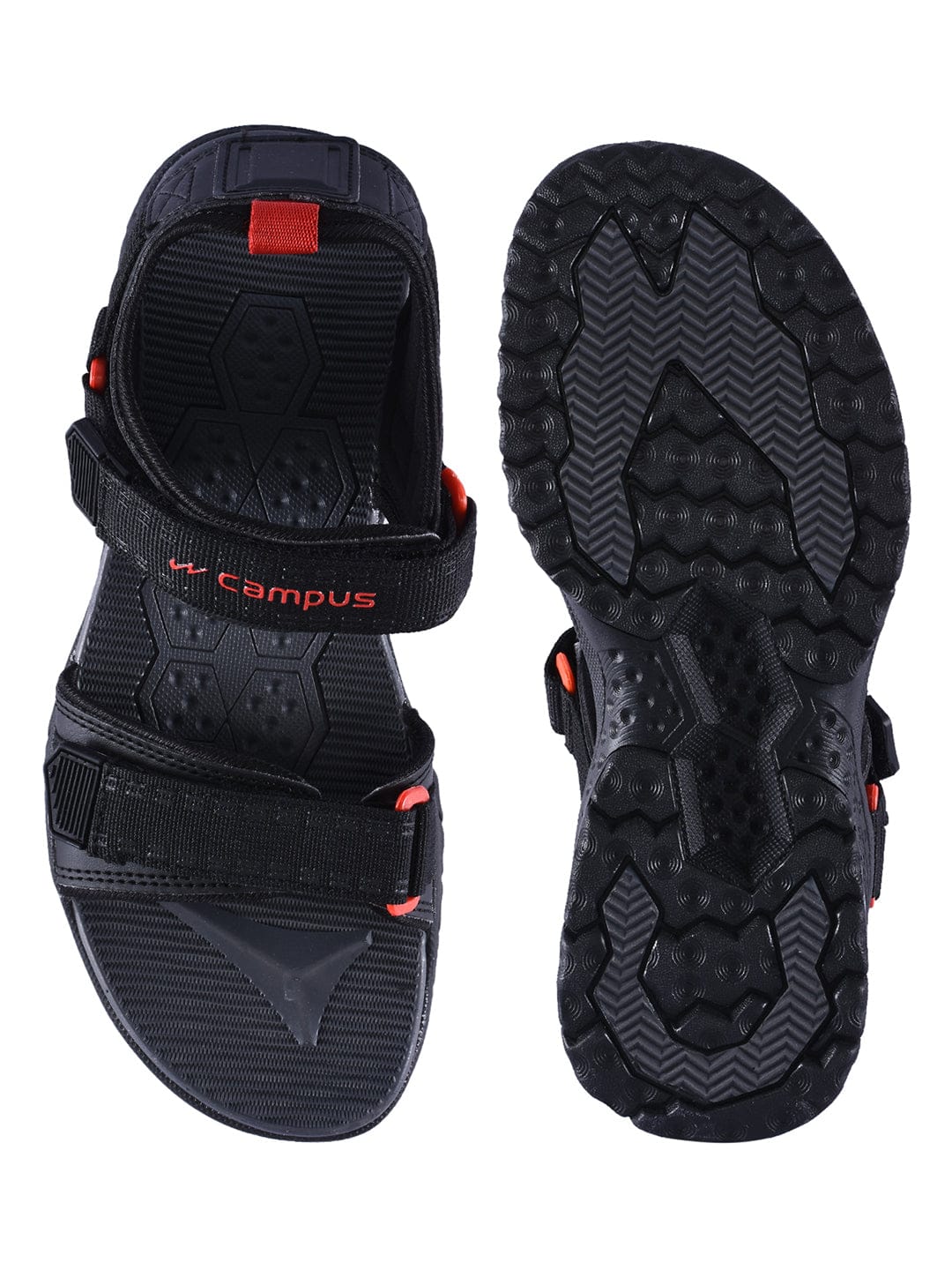 SD-PF016 Black Men's Sandals - Image 4