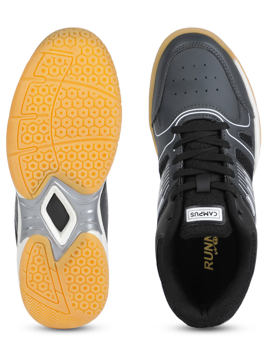 SEEK Black Men's Running Shoes - Image 6