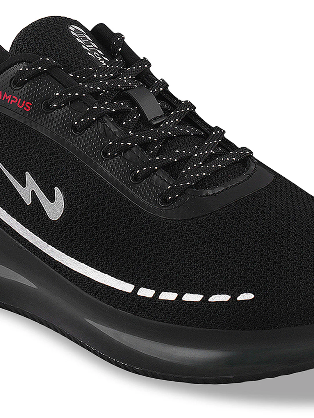SENSOR Black Men's Running Shoes - Image 4