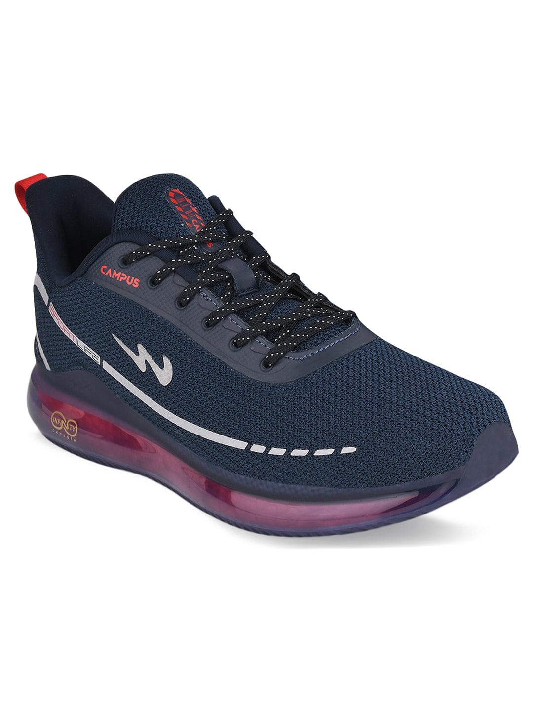 SENSOR Navy Men's Running Shoes - Image 2