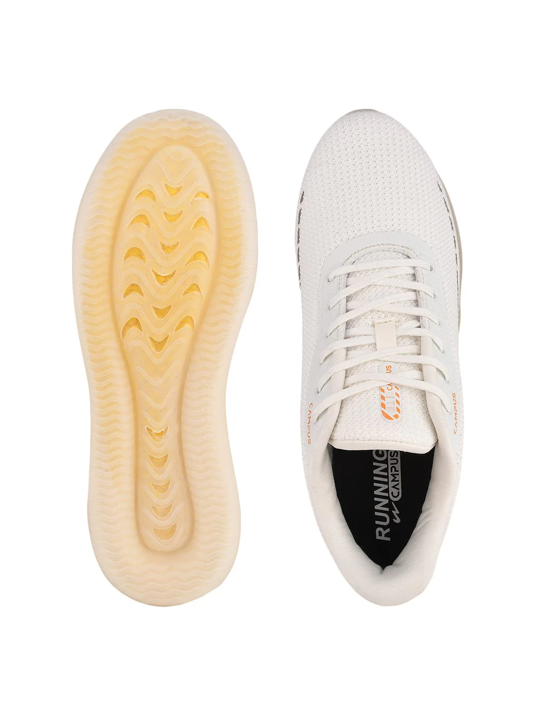 SENSOR White Men's Running Shoes - Image 4