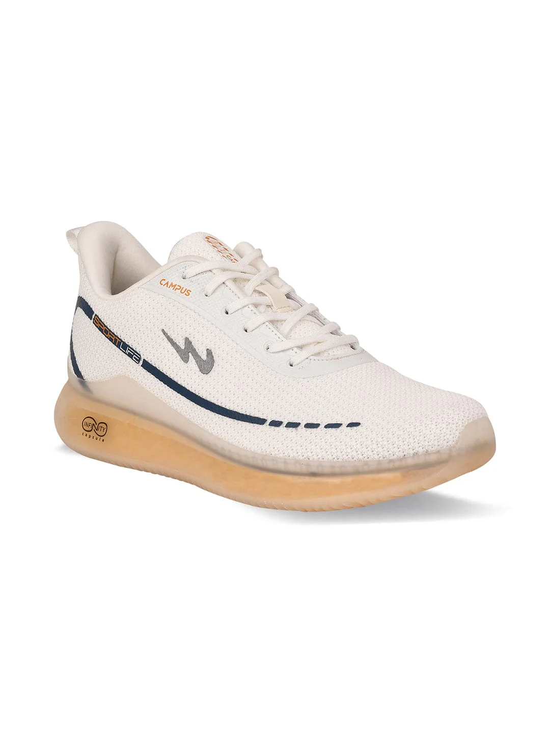 SENSOR White Men's Running Shoes - Image 2