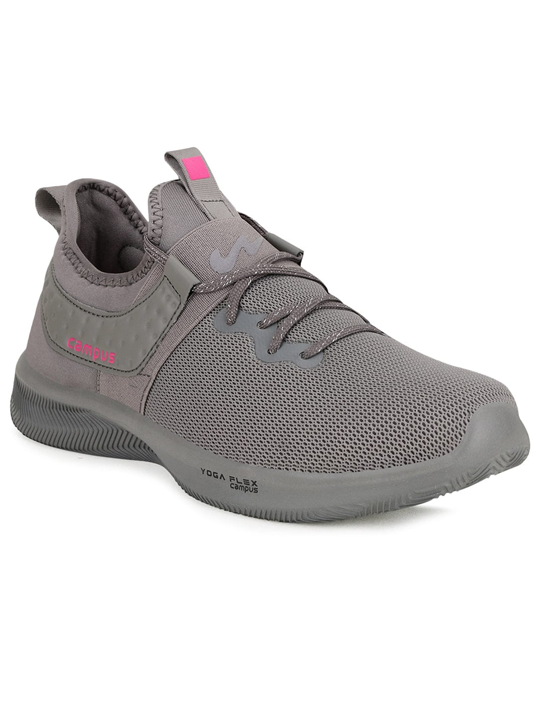 SHERRY Grey Women's Walking Shoes - Image 2