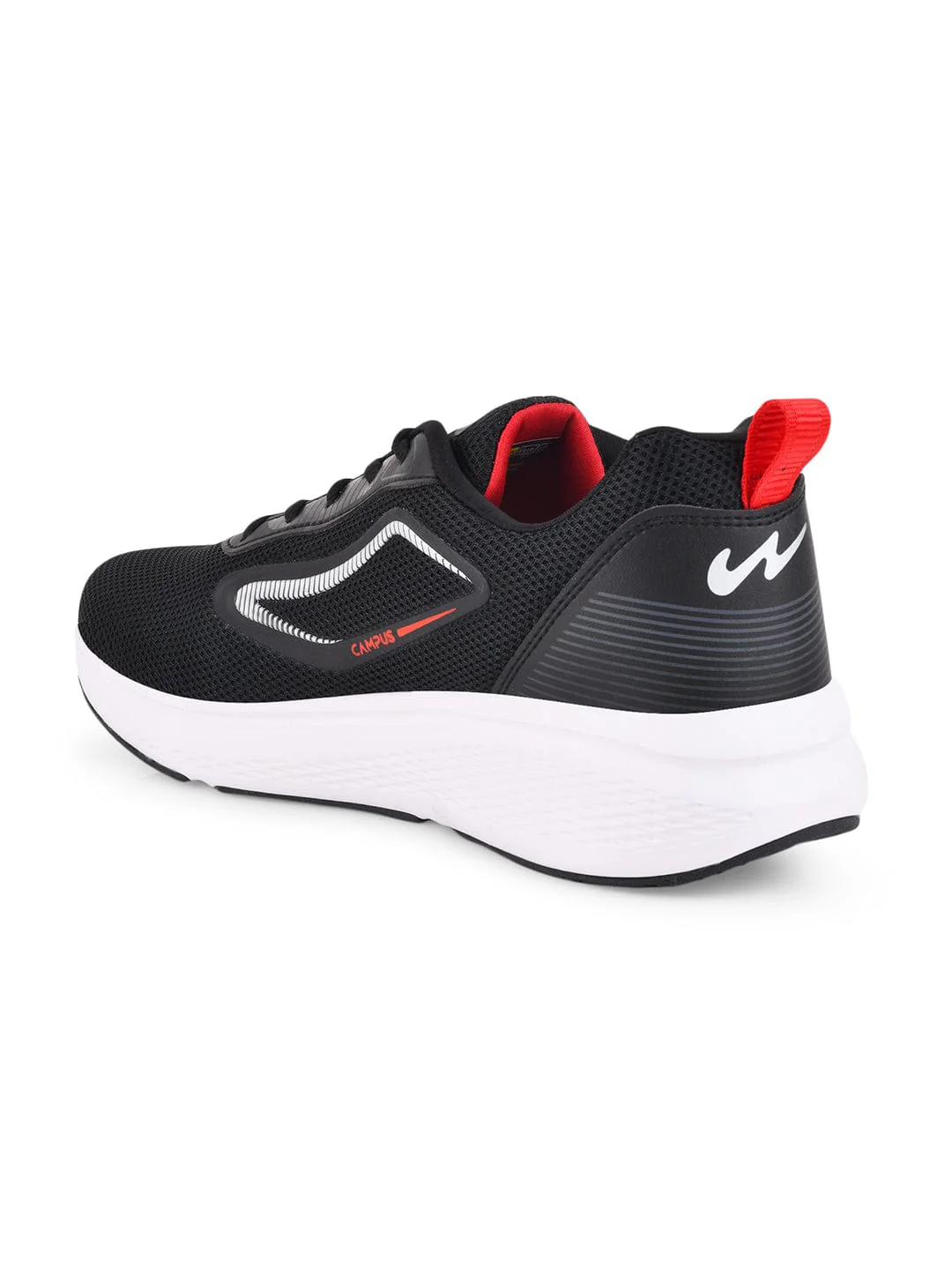 SHOCKERS Black Men's Running Shoes - Image 3