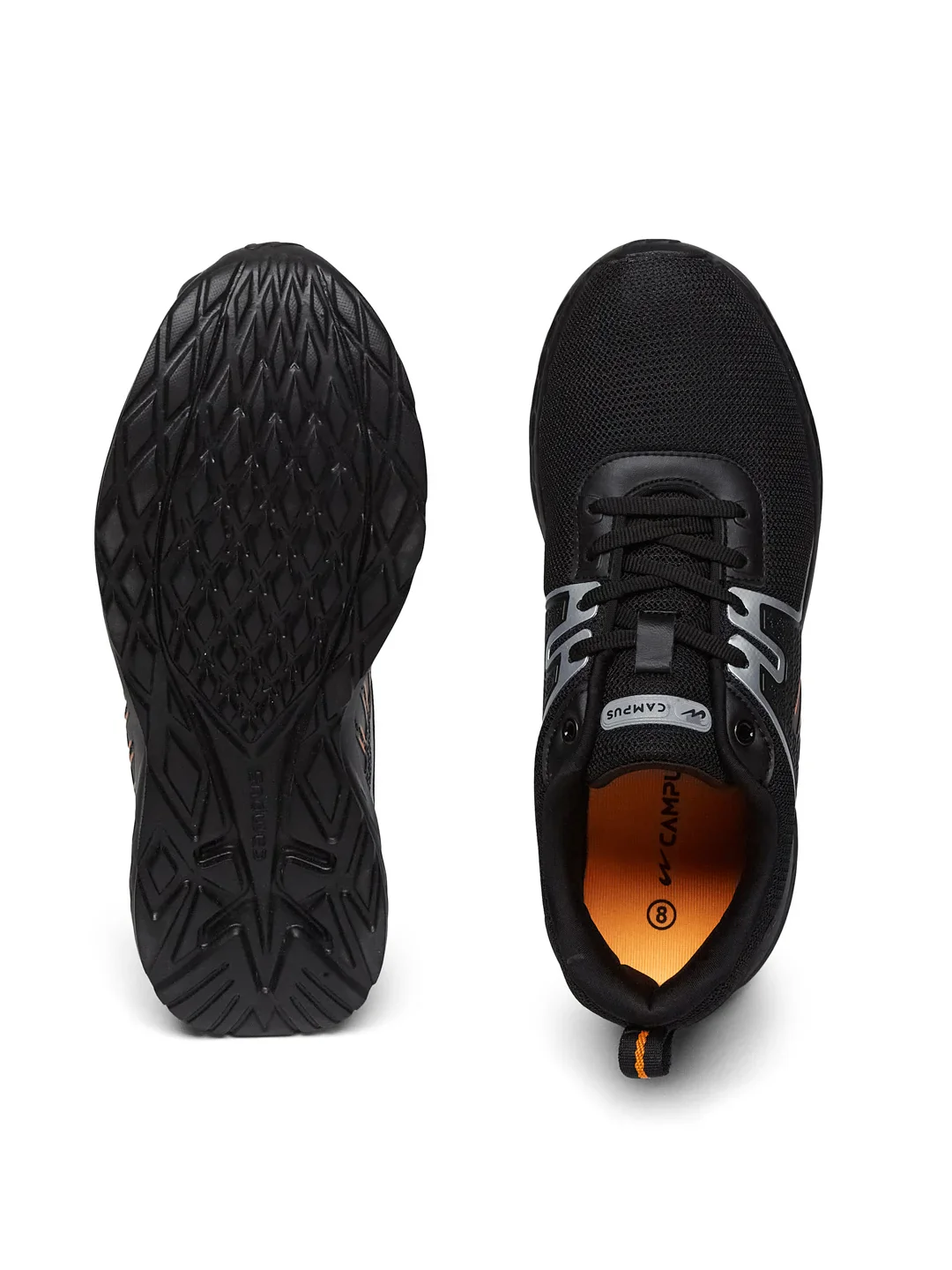 SHOOTER Black Men's Running Shoes - Image 4