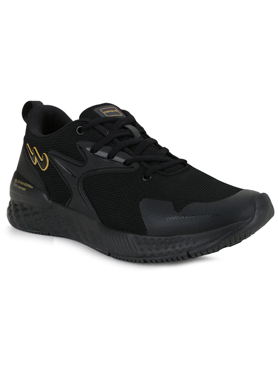 SIMON PRO Black Men's Running Shoes - Image 2