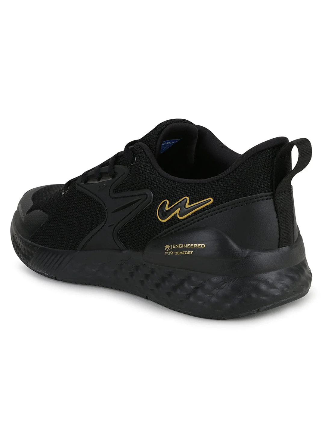 SIMON PRO Black Men's Running Shoes - Image 3