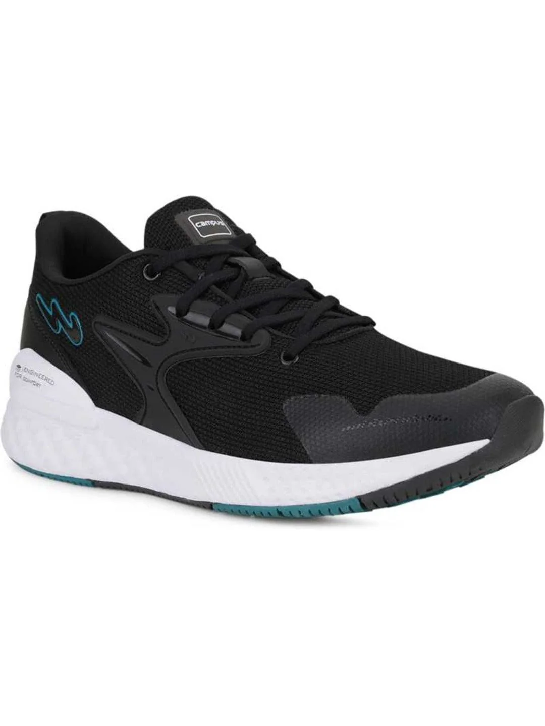 SIMON PRO Black Men's Running Shoes - Image 2