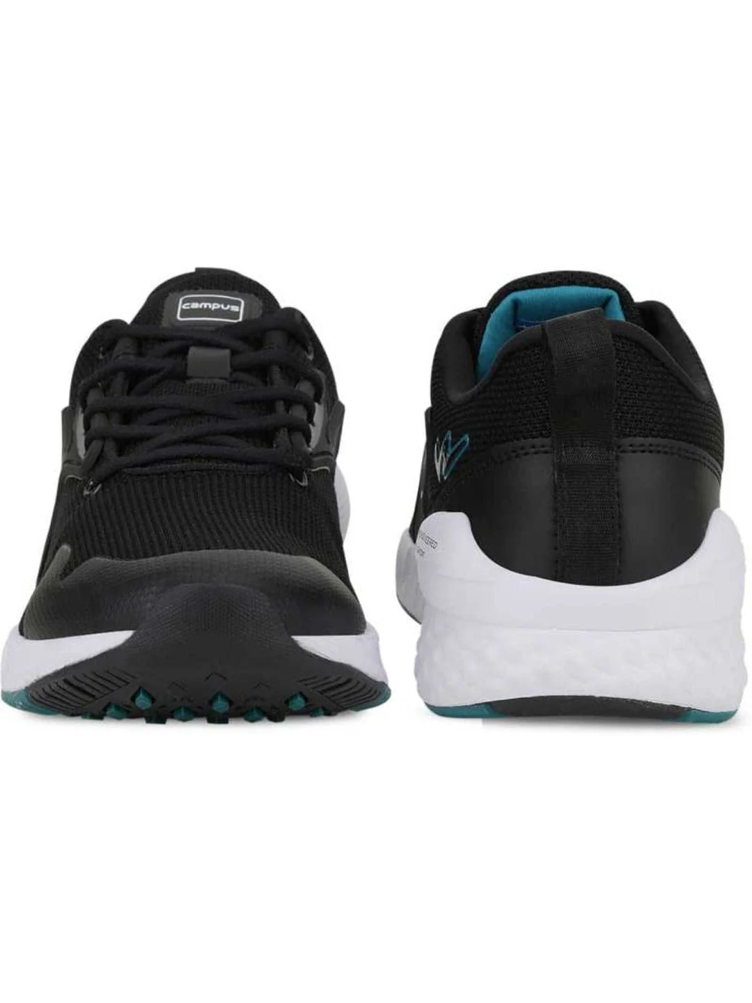 SIMON PRO Black Men's Running Shoes - Image 3
