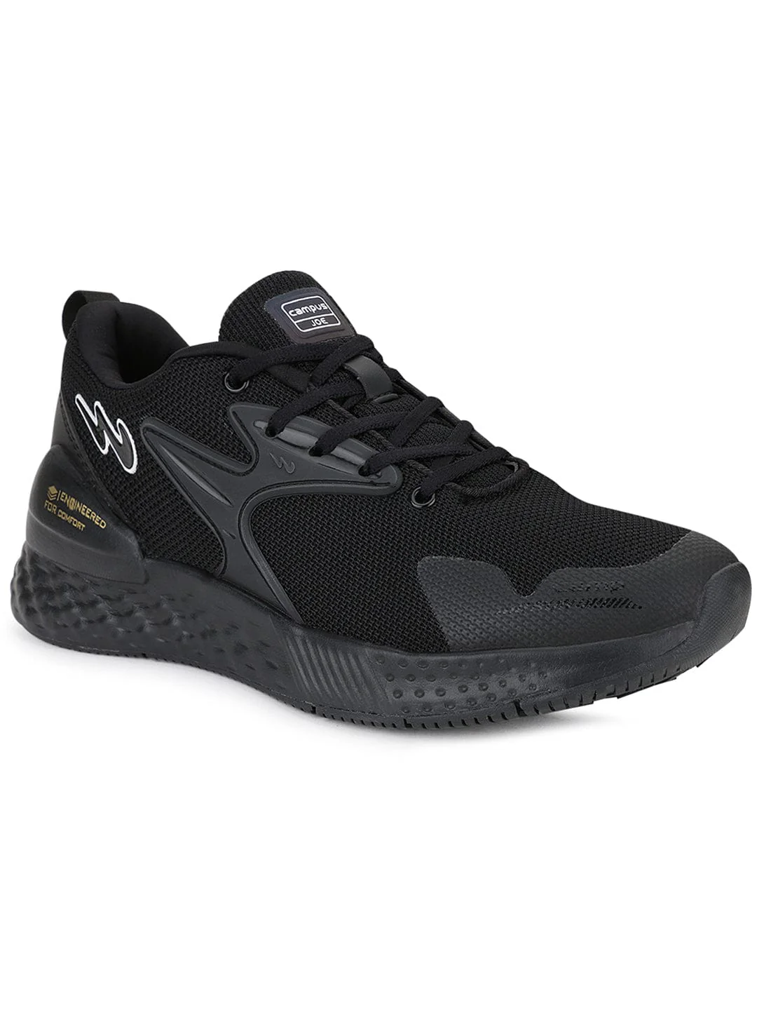 SIMON PRO Black Men's Running Shoes - Image 2