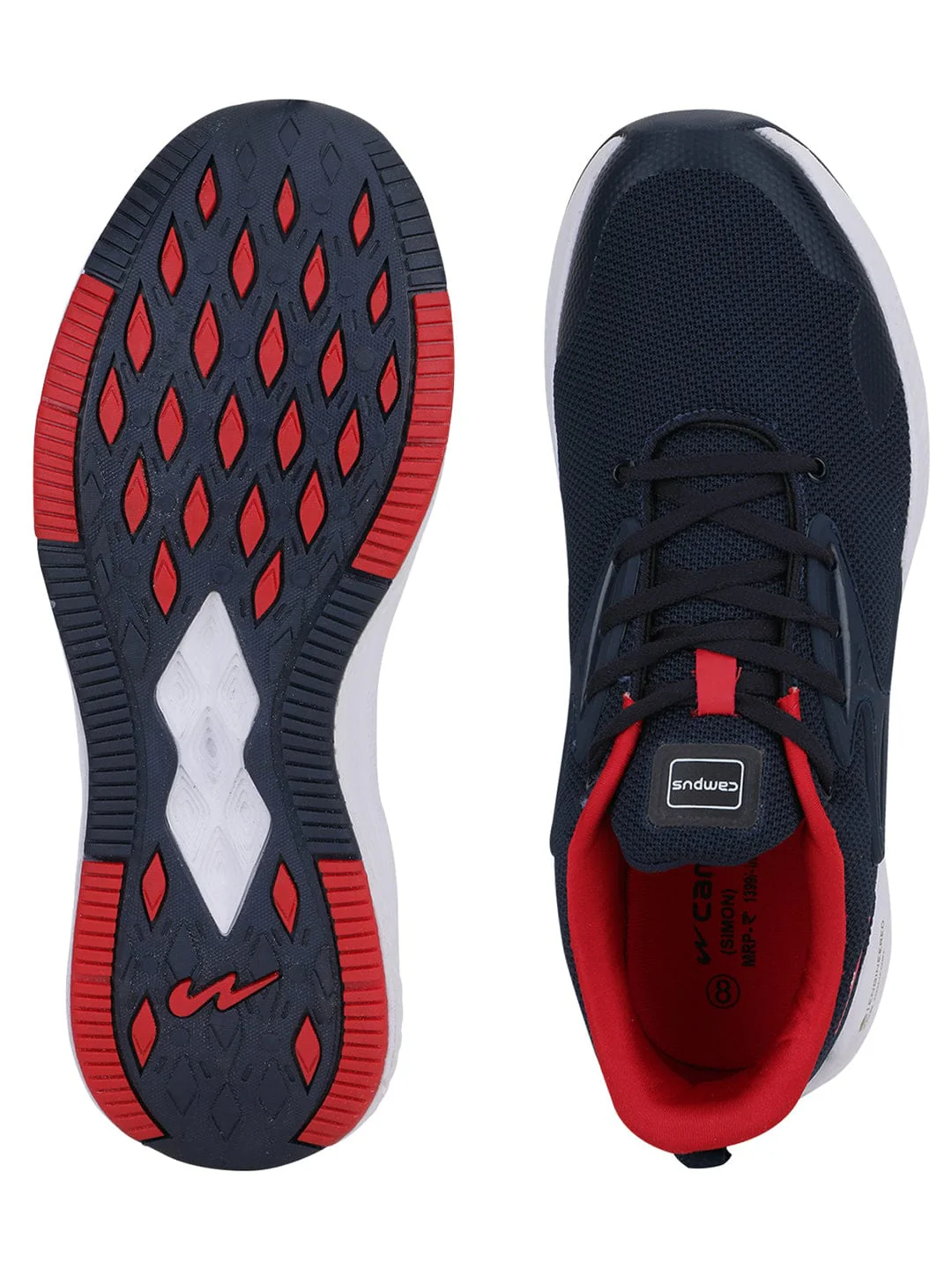 SIMON PRO Blue Men's Running Shoes - Image 4