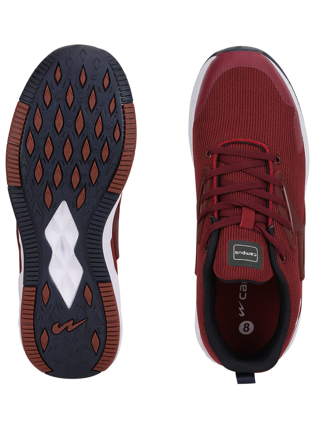 SIMON PRO Red Men's Running Shoes - Image 4