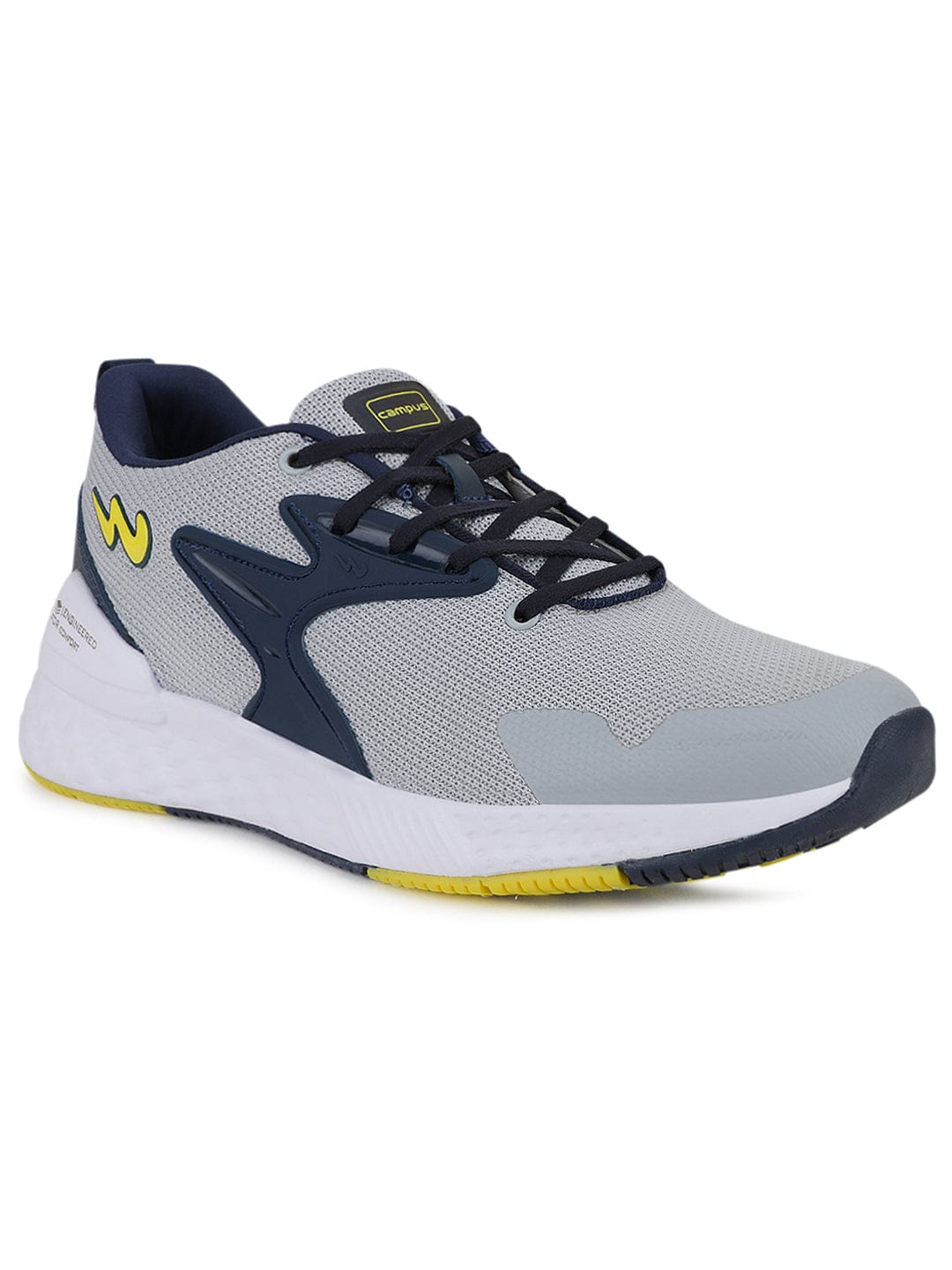 SIMON PRO Grey Men's Running Shoes - Image 2