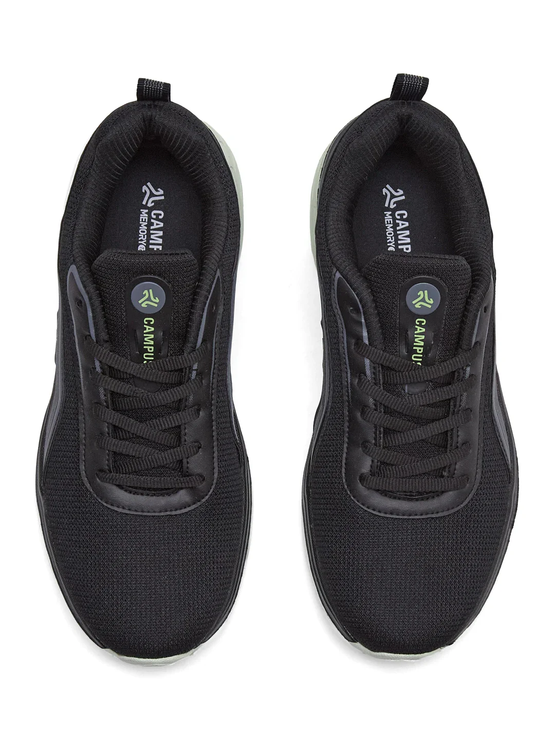 SKEDO Black Men's Running Shoes - Image 6