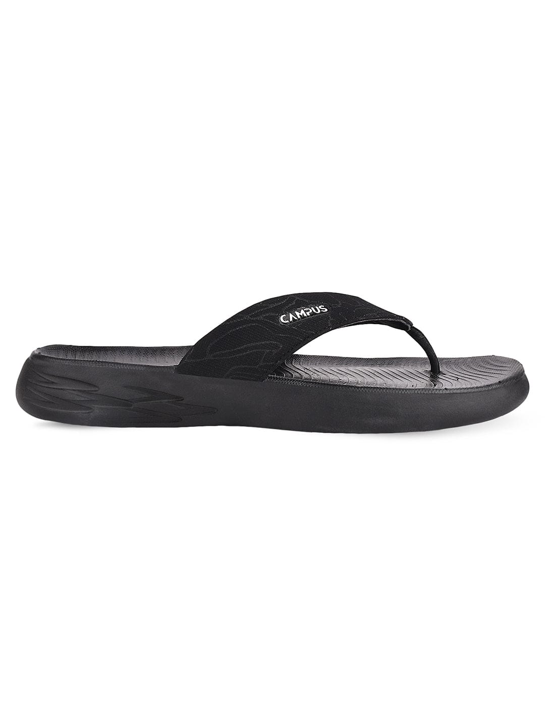 SL-401 Black Men's Flip Flops - Image 2