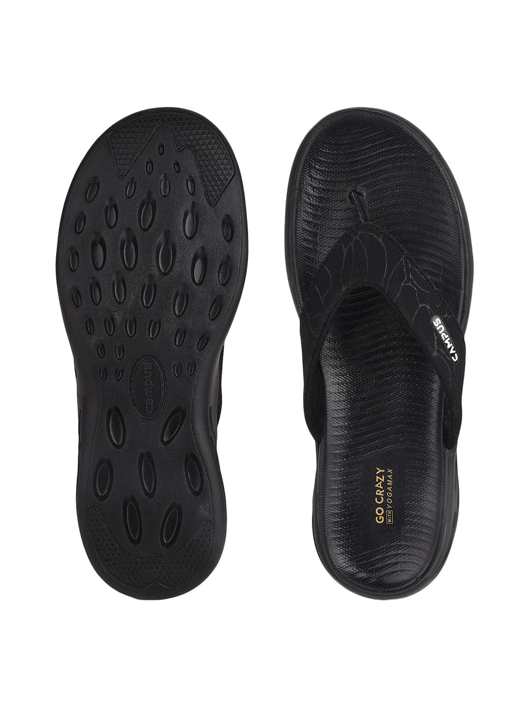 SL-401 Black Men's Flip Flops - Image 4