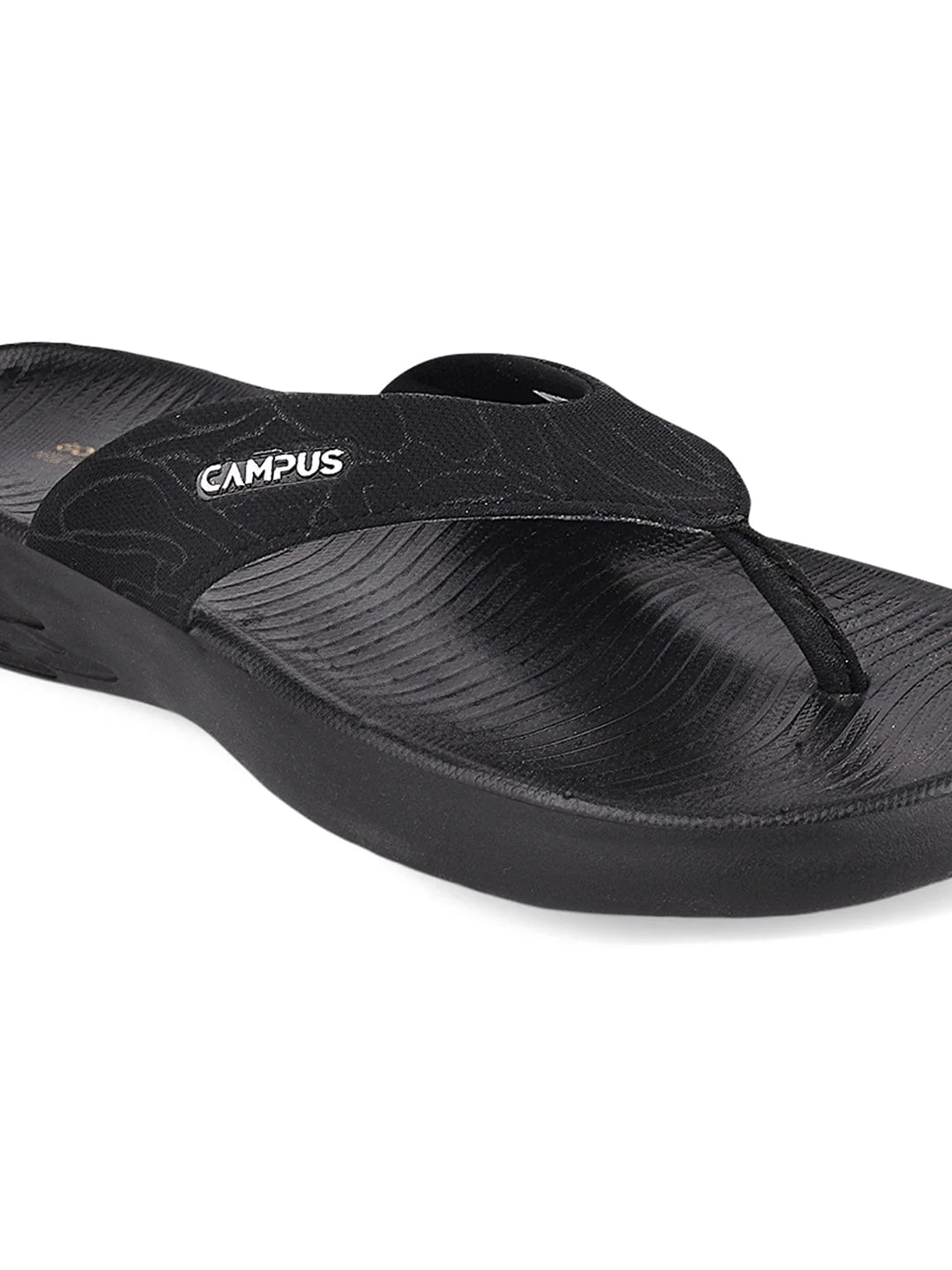SL-401 Black Men's Flip Flops - Image 5
