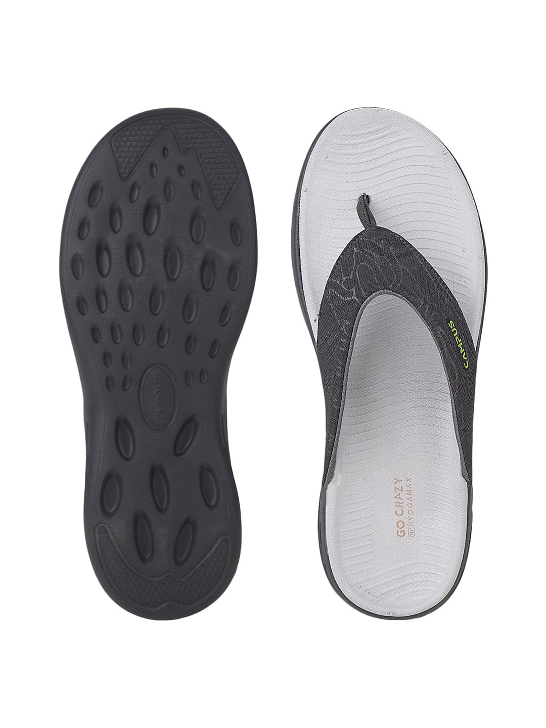 SL-401 Grey Men's Flip Flops - Image 4