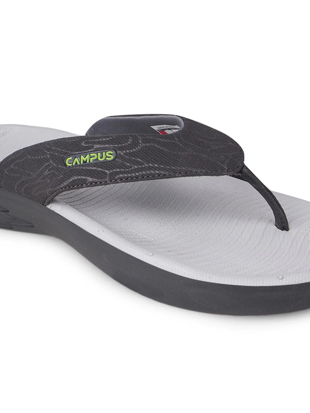 SL-401 Grey Men's Flip Flops - Image 5
