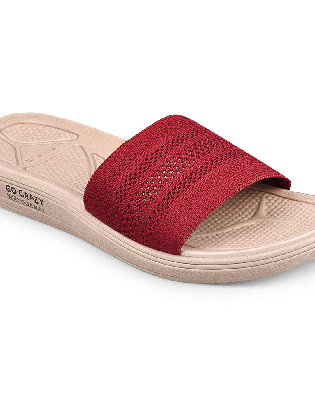 SL-404L-A Red  Women's Slides - Image 5