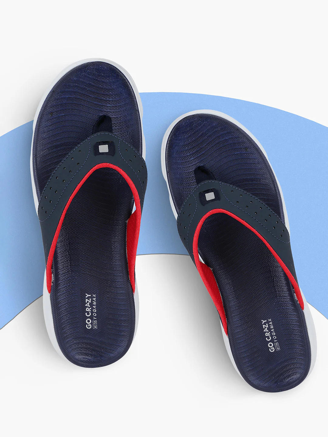 SL-405A Navy Men's Flip Flops - Image 7