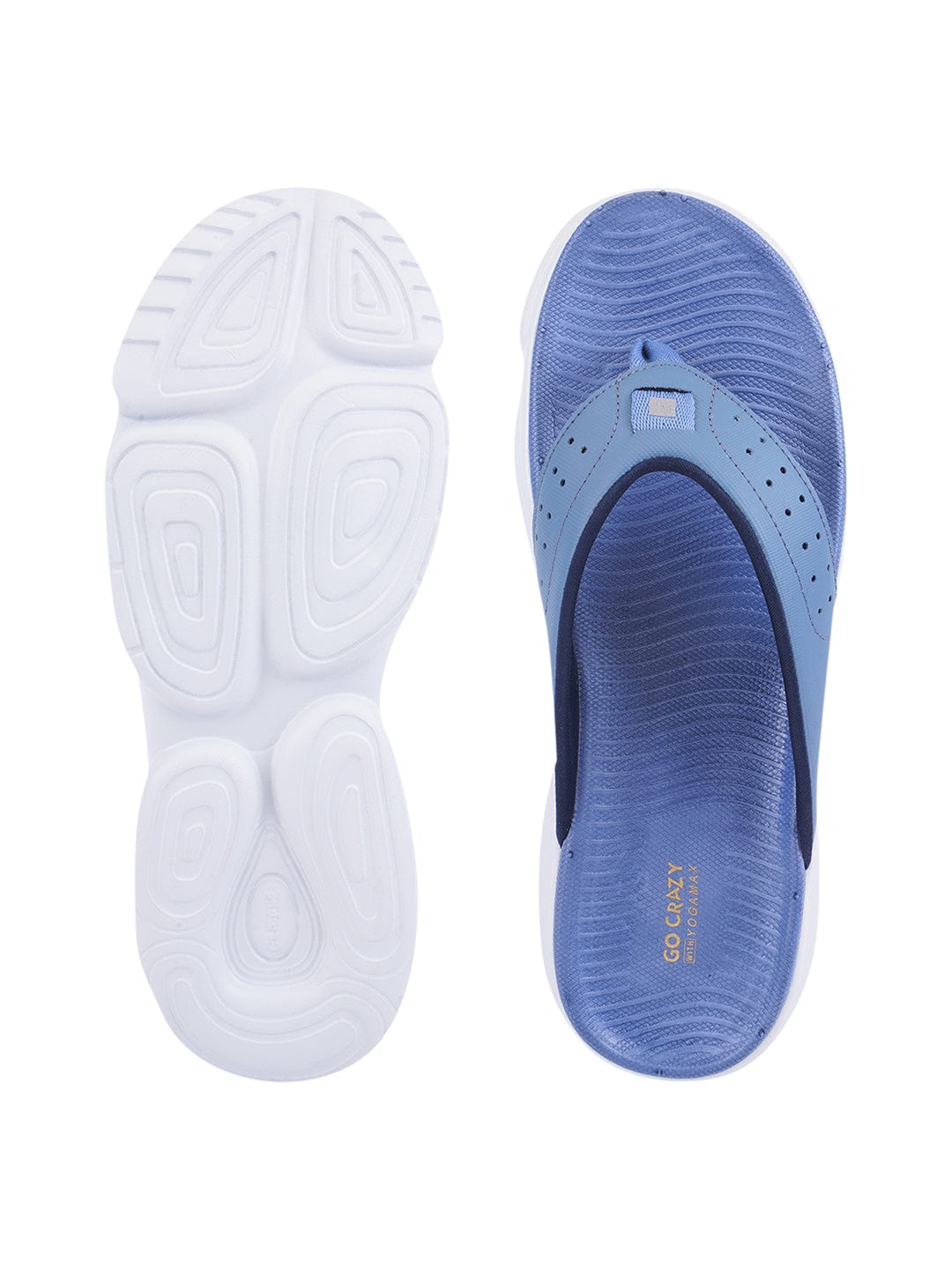 SL-405A Blue Men's Flip Flops - Image 4