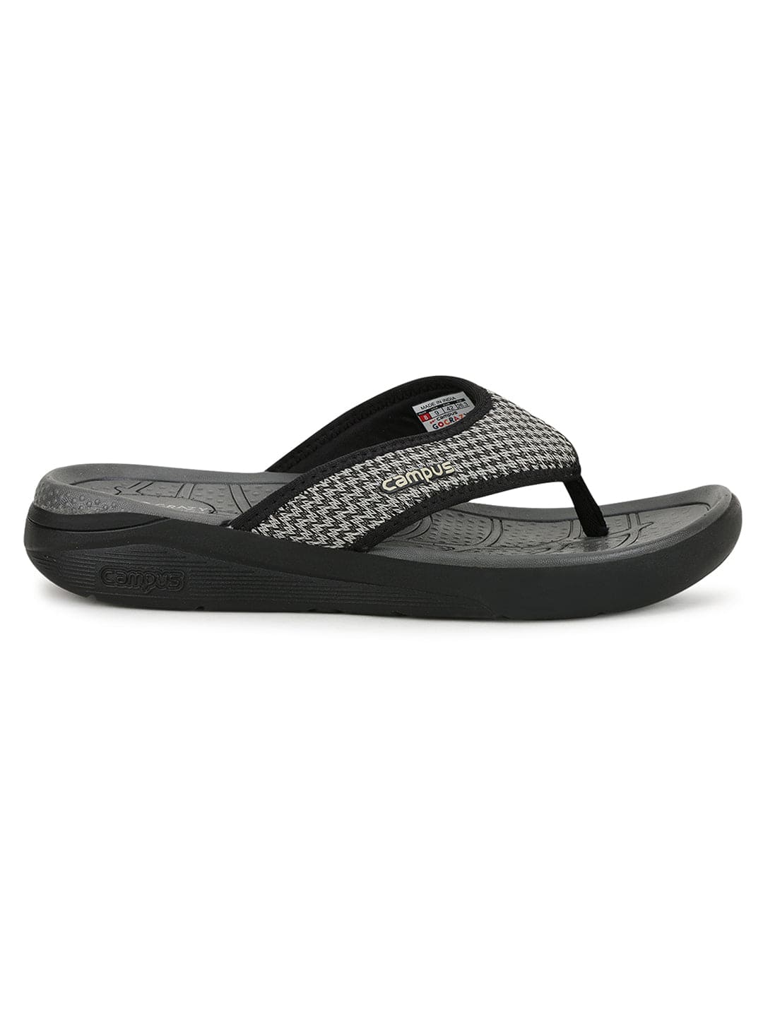 SL-406 Black Men's Flip Flops - Image 2