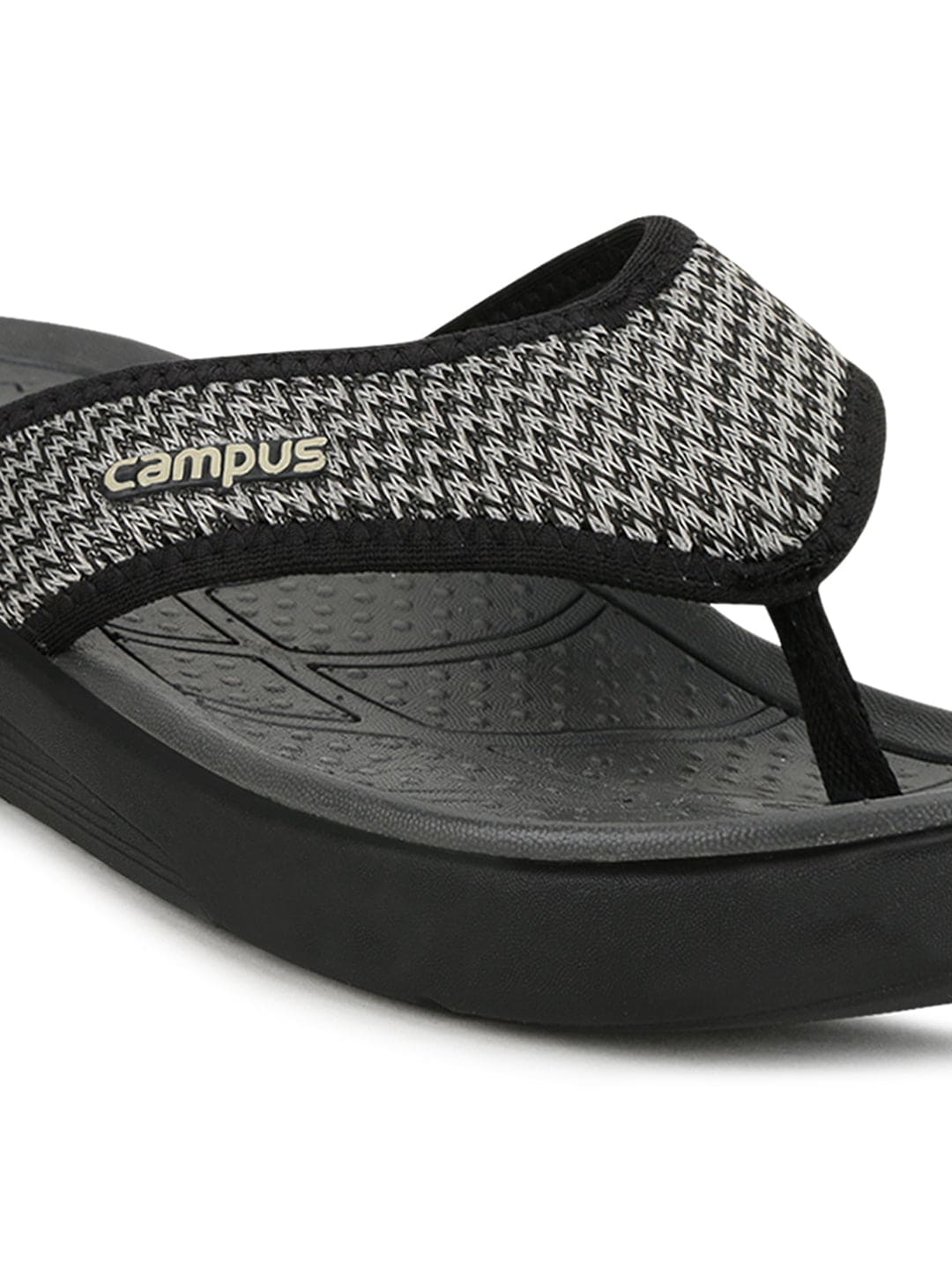 SL-406 Black Men's Flip Flops - Image 5
