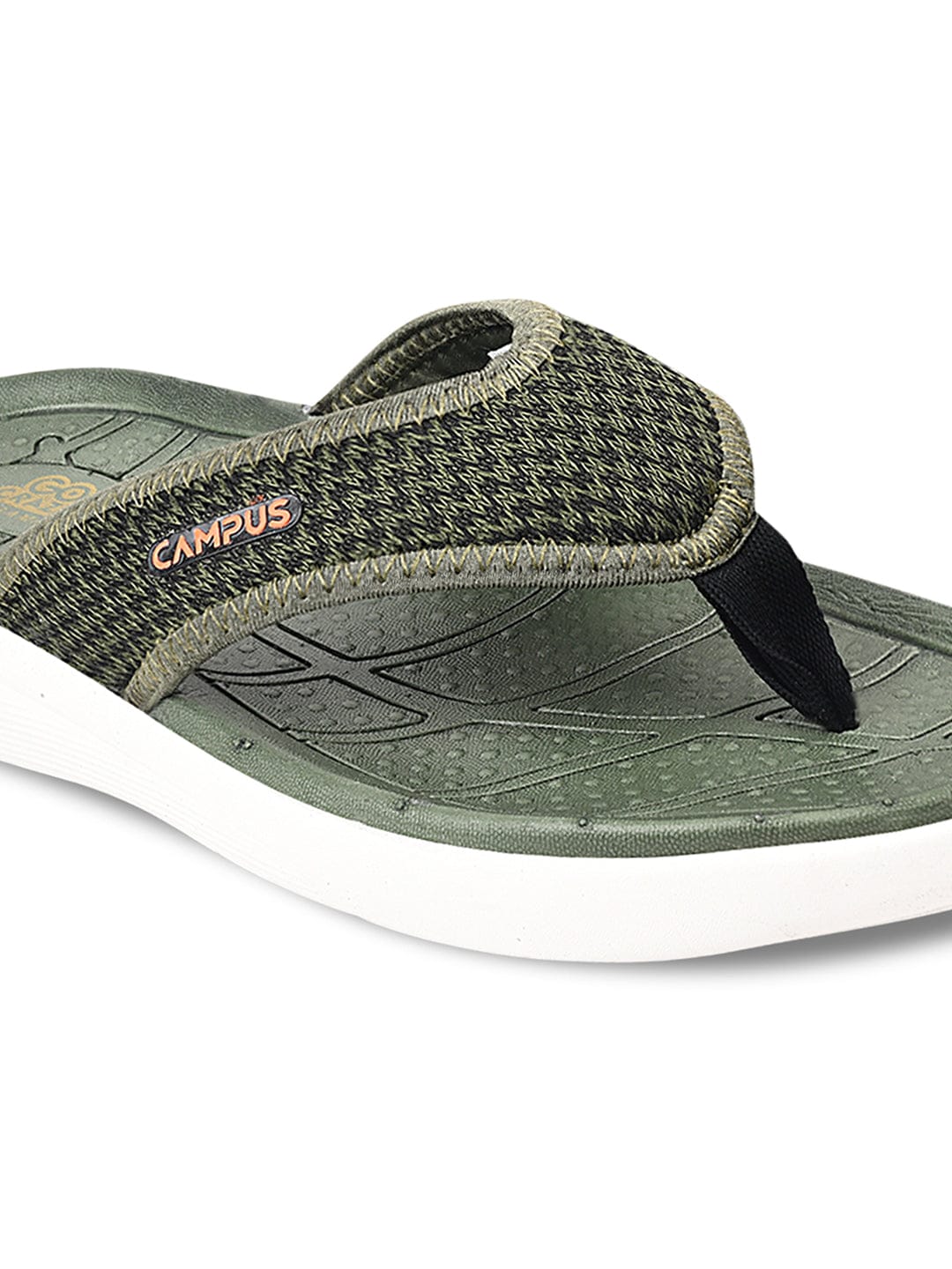 SL-406 Green Men's Flip Flops - Image 5