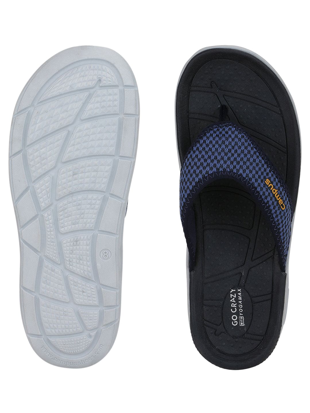 SL-406 Navy Men's Flip Flops - Image 4